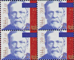 2022 Poland / Louis Pasteur 1822-1895 French Chemist, Inventor, Vaccine, Rabies, Medicine, Microscope / Block Of 4 MNH** - Louis Pasteur