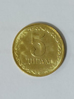 Tajikistan - 5 Diram, 2019, Unc - Takiyistán