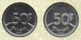 50 Frank 1990 Frans+vlaams * Uit Muntenset * FDC - 50 Francs