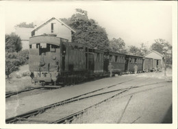 YVELINES - St GERMAIN - PEREIRE - TRAIN A DESTINATION DES MUREAUX - LOCOMOTIVE - CHEMIN DE FER - PHOTO 18 X 13 Cm - 1945 - Unclassified