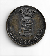Medaille Ville De Villeurbanne (60 Mm) Unique Sur Delcampe - Altri & Non Classificati