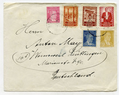 Turkey Multifranked Letter Cover Posted To Germany B220320 - Cartas & Documentos