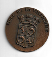 Medaille Ville De Verpilliere (70 Mm) Canning Conseiller 1983 Unique Sur Delcampe - Sonstige & Ohne Zuordnung