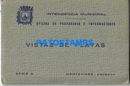 183940 URUGUAY MONTEVIDEO VISTA DE LAS PLAYAS BEACH MULTI VIEW 10 TEN MINI PHOTO NO POSTAL POSTCARD - Uruguay