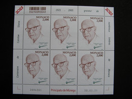 Monaco:  TB Feuille Du N° 3292, Neuve XX . - Ungebraucht