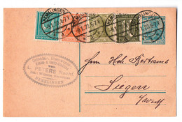 Postkarte, Hemelingen, Bremen, "L. Peters, Kohlen - Coaks", MeF, Gel. 1922, Nach Siegen - Covers & Documents