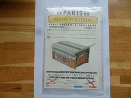 (Paris - Métropolitain.....) - Carte Postale (neuve) à Envoyer Et CONSTRUIRE (pliage) " Station De Métro MOULIN ROUGE " - Autres