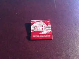 Pochette Allumettes Hôtel Restaurant Brickert Guemar 68 Haut Rhin Alasace - Boites D'allumettes