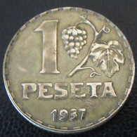 Espagne / Espana - Monnaie 1 Peseta 1937 - 1 Peseta