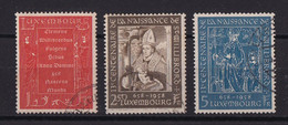 LUXEMBOURG.  YT  N° 542/544  Obl  1958 - Usados