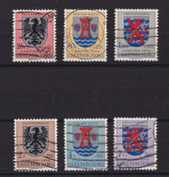 LUXEMBOURG.  YT  N° 534/539  Obl  1957 - Usados