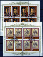 Sowjetunion/Russia 1987 Mi.5718-19 Eremitage Museen 2 KB/Sc.5561-62a Hermitage Paintings 2 M/S Gestempelt/used - Blocks & Sheetlets & Panes