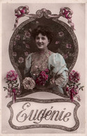 Prénom Eugénie, Femme En Médaillon - Carte Astra N° 237 Non Circulée - Firstnames