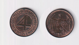 Münze 4 Reichspfennig 1932 D Jäger Nr. 315 - Altri – Europa