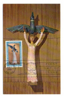 GF Carte Maximum 247, Nations-Unies United-Nations 1968, The Teakwood Statue By Henrick Starcke - Maximumkarten