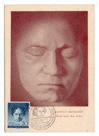 GF Carte Maximum 244, Allemagne Deutsche Post 1952, Ludwig Van Beethoven - Cartas Máxima
