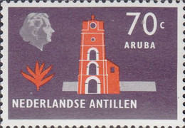 Netherlands Antilles 1973 Stylised Lighthouse Aruba Michel 257 - Lighthouses