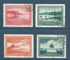 Chine China 1956 Yvert 1072/1074 °+ 1075A ° Paysages Et Monuments De Pekin -  Ref S15 - Usados