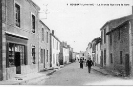 Boussay Animée La Grande Rue Vers La Gare Commerce - Boussay