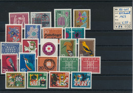 GERMANY Bundesrepublik BRD Jahrgang 1963 Stamps Year Set ** MNH - Complete Komplett Michel 390-411 - Unused Stamps