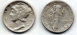 USA  Dime  1943 TTB - 1916-1945: Mercury (Mercurio)