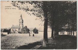 95 - Viarmes - L'allée De L'étang - Eglise -1924 - Timbre Olympiade - Viarmes