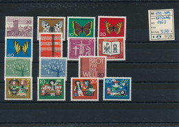 GERMANY Bundesrepublik BRD Jahrgang 1962 Stamps Year Set ** MNH - Complete Komplett Michel 375-389 - Unused Stamps