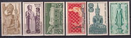 LAOS - 1953 - YVERT AERIENS N° 7/12 ** MNH - COTE 2006 ! = 36.5 EUR. - Laos