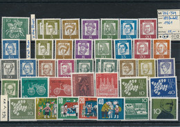 GERMANY Bundesrepublik BRD Jahrgang 1961 Stamps Year Set ** MNH Complete Komplett Michel 346-374 347-362 X+y 367x+y - Ongebruikt