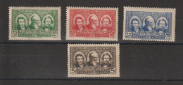 Algérie 1939 Pionniers Du Sahara 149-152, 4 Val * Charnière MH - Neufs