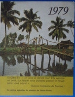 Petit Calendrier De Poche 1979 Oeuvre Pontificale De Saint Pierre Apôtre - Grand Format : 1971-80