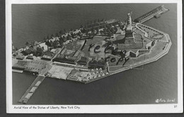 USA, New York, Freiheitsstatue, Statue Of Liberty, 1939, Gelaufen, Ecrit (en Allemagne) - Statue Of Liberty