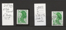 VARIETE FRANCAISE N° YVERT   2486a - Neufs