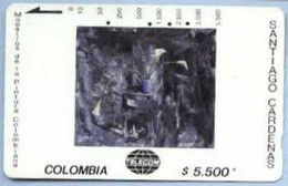 COLOMBIA : COLMT52 $5.500 SANTIAGO CAR 1993 Tres Cartuchos USED - Colombia