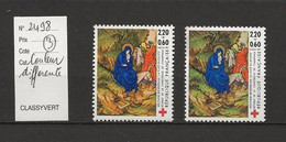 VARIETE FRANCAISE N° YVERT   2498 + 2501 - Used Stamps