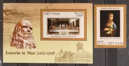 Vietnam Viet Nam MNH Perf Stamp & Souvenir Sheet 2019 : 500th Death Anniversary Of Leonardo Da Vinci (Ms1117) - Vietnam