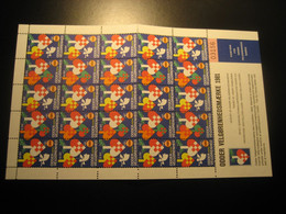 1981 Odd Fellow Logen SvendFaelding ODDER Freemasonry Masonry Masonic Lodge Sheet 25 Poster Stamp Vignette DENMARK Label - Vrijmetselarij
