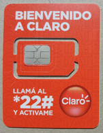 SIM GSM - CARD CHIP CLARO - Nuevo Sin Uso - URUGUAY - NEW - Advertising