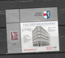 AUSTRIA ( OSTERREICH) 2021-  STAMP DAY 2021- MINISHEET- MNH- - Nuovi