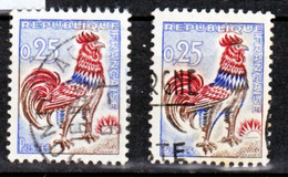 France  1331 Collerette Bleue Et Normal  Oblitéré Used - Usati