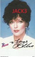 AUTOGRAFO -  Joan Collins. AUTOGRAFO ORIGINALE - Handtekening