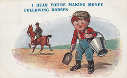 I HEAR YOU'RE MAKING MONEY FOLLOWING HORSES - Comics