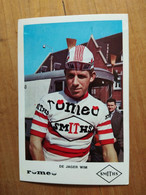 Cyclisme - Cycliste- Carte Publicitaire ROMEO SMITHS  : DE JAEGER - Radsport