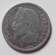 (Monnaies). France. 1 Fr 1868 A. Napoleon III. Argent. - Altri & Non Classificati