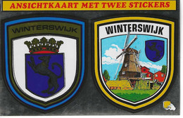 Winterswijk - Ansichtkaart Met Twee Stickers - H1674 - Winterswijk