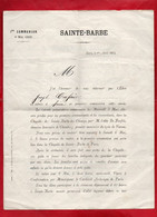 -- CHAPELLE SAINTE BARBE DE PARIS / PREPARATION A LA 1ère COMMUNION  6 MAI 1882 / ADMIS JOSEPH CASSIER -- - Religion &  Esoterik