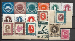 E114  Roumanie Lot De 17 Timbres Entre N°899 Et N°921 N++ - Unused Stamps