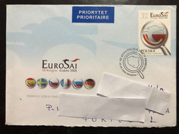 POLAND, Circulated Cover To Portugal « EUROSAI », « Flags », 2008 - Covers & Documents