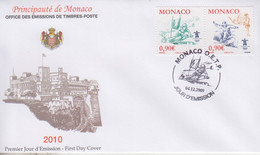 Enveloppe  FDC  1er  Jour   MONACO   Jeux  Olympiques  D' Hiver   VANCOUVER    2010 - Hiver 2010: Vancouver