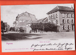 ZMR-24 Payerne Hôtel De La Gare Sellerie Carrosserie Jomini Dos Simple. Circulé 1901 Vers AmriswilGuggenheim 4881 - Payerne